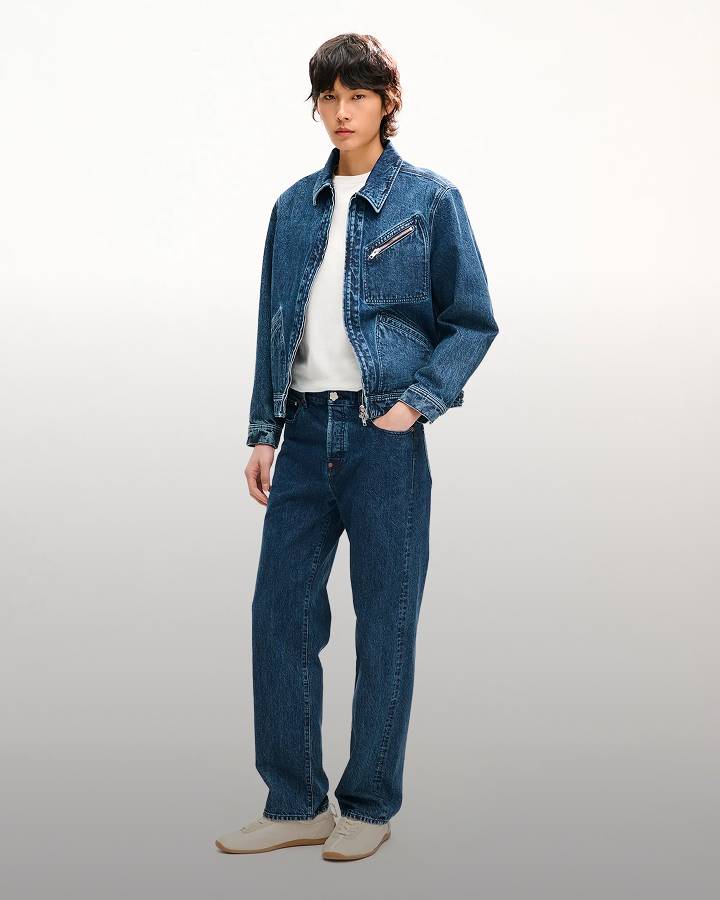 KENZO 青海波パンツ US 32 KENZO(ケンゾー)のSTRAIGHT ASAGAO FIT STAR TIGERの通販｜PALETTE art